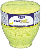 E-A-R Classic Earplugs - Recommended for: Automotive, Building, Construction, Industrial, Metalworking, Military, Mining, Pharma