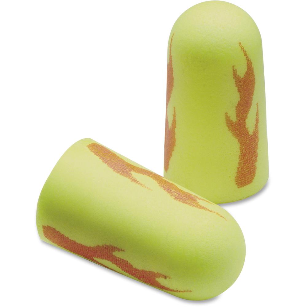3M soft Neons Blasts Earplugs - Noise Reduction, Comfortable, Corded, Disposable - Noise Protection - Foam - Neon Yellow - 200 /