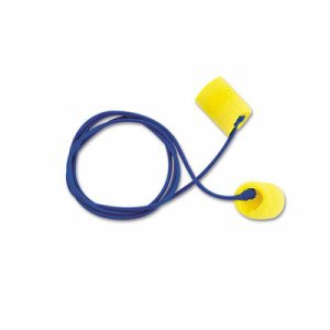 Aearo Corded Foam Earplugs - Moisture Resistant, Corded - Noise Protection - Foam - Yellow - 200 / Box