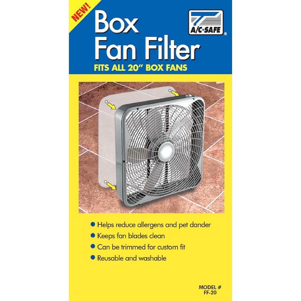 20" Box Fan Filter
