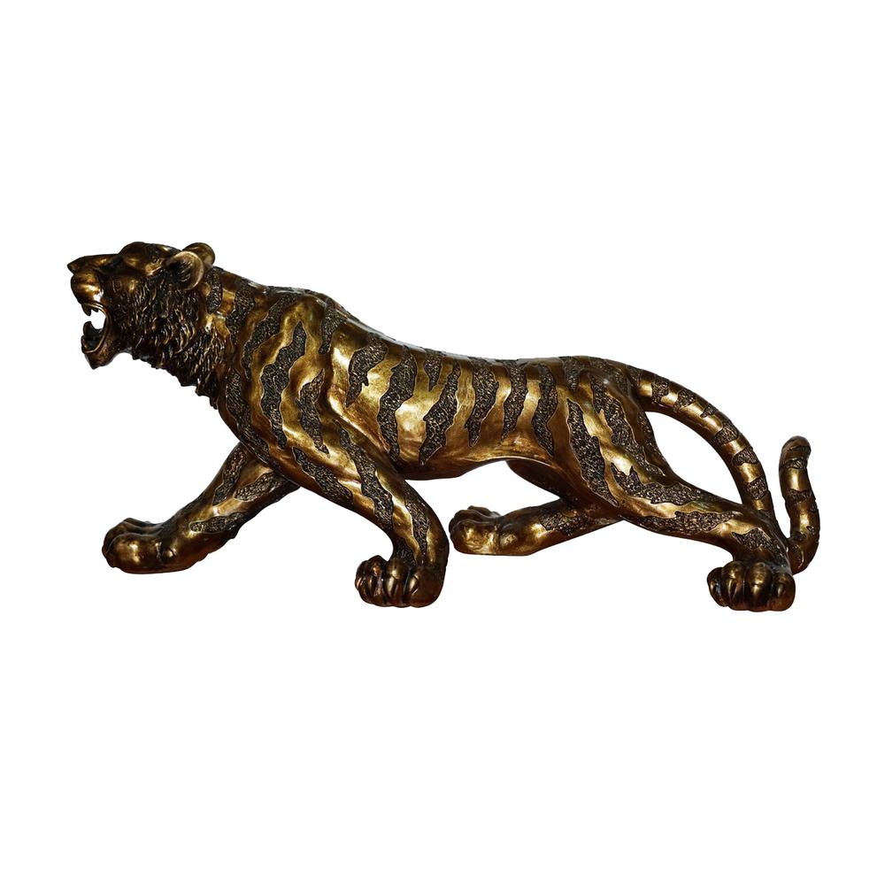 Bengal Tiger 38 Inch Long Oiled Bronze Finish