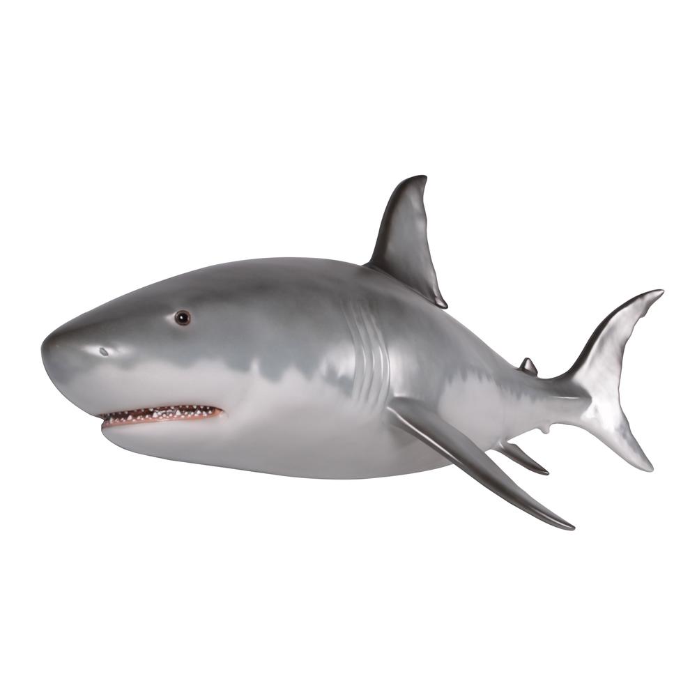 Wall Mounted Great White Shark 6ft