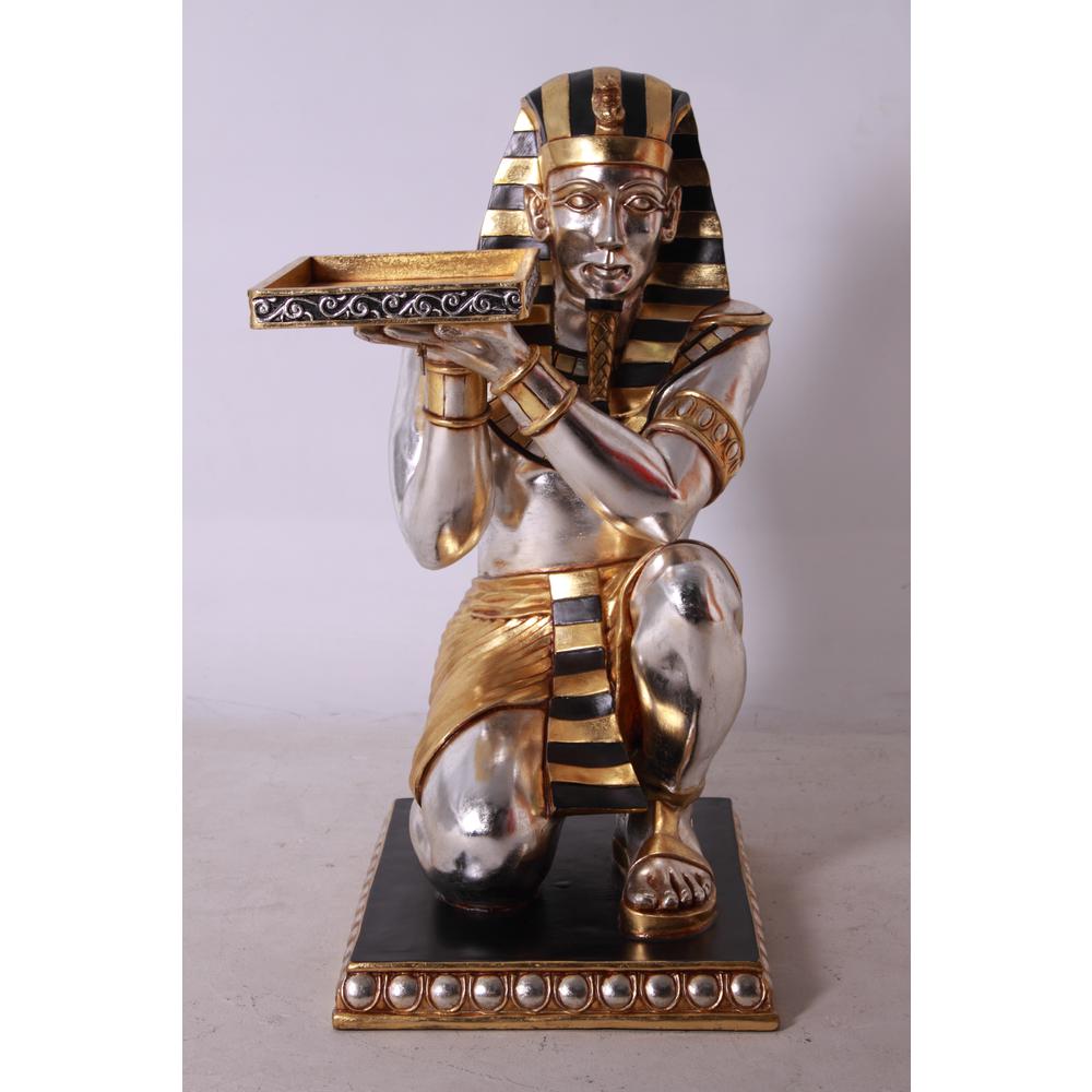 Kneeling King Tut with Tray Table