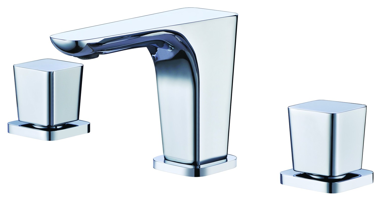 ALFI brand AB1782-PC Polished Chrome Widespread Modern Bathroom Faucet