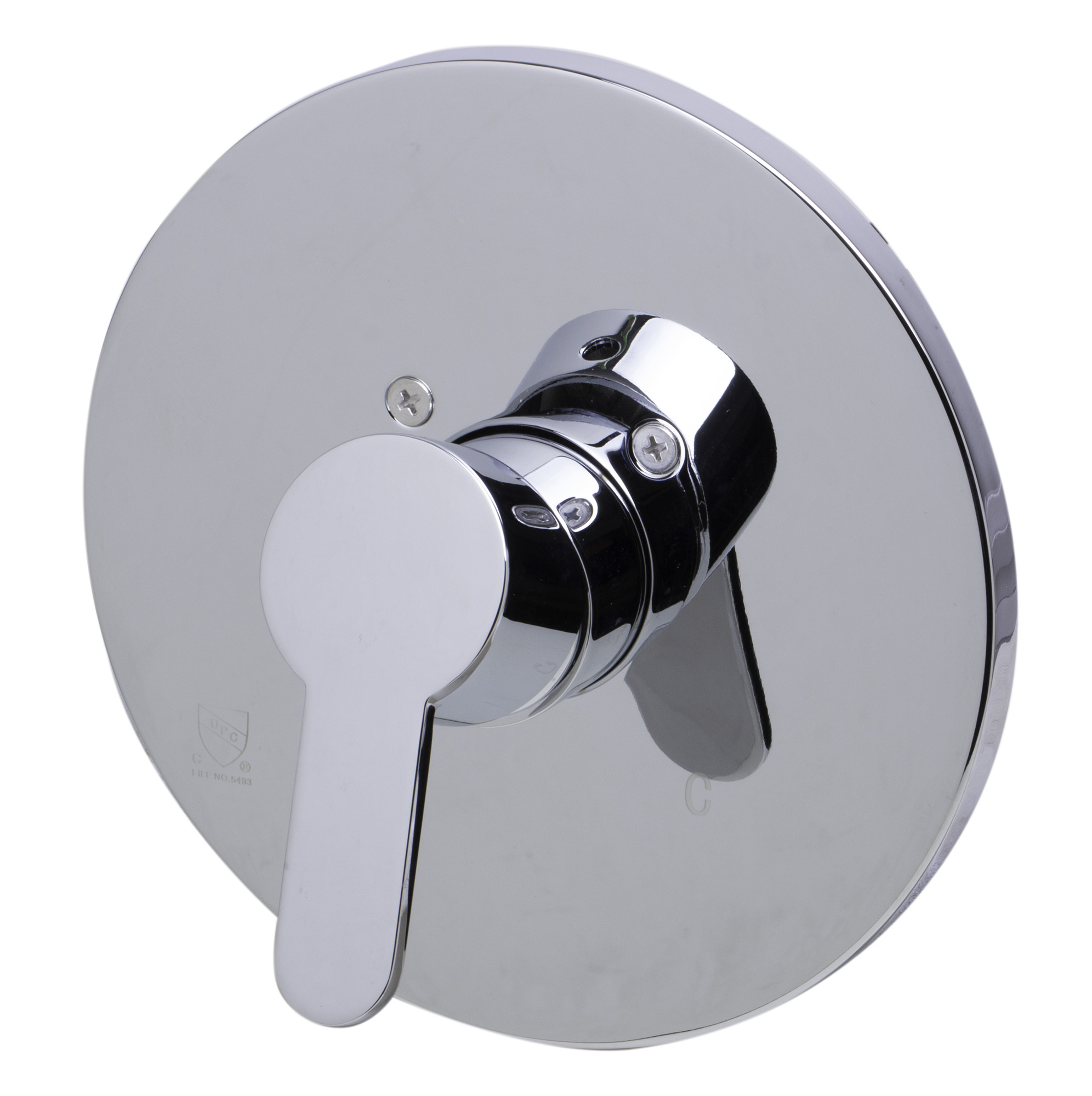 ALFI brand AB3001-PC Polished Chrome Shower Valve Mixer with Rounded Lever Handle