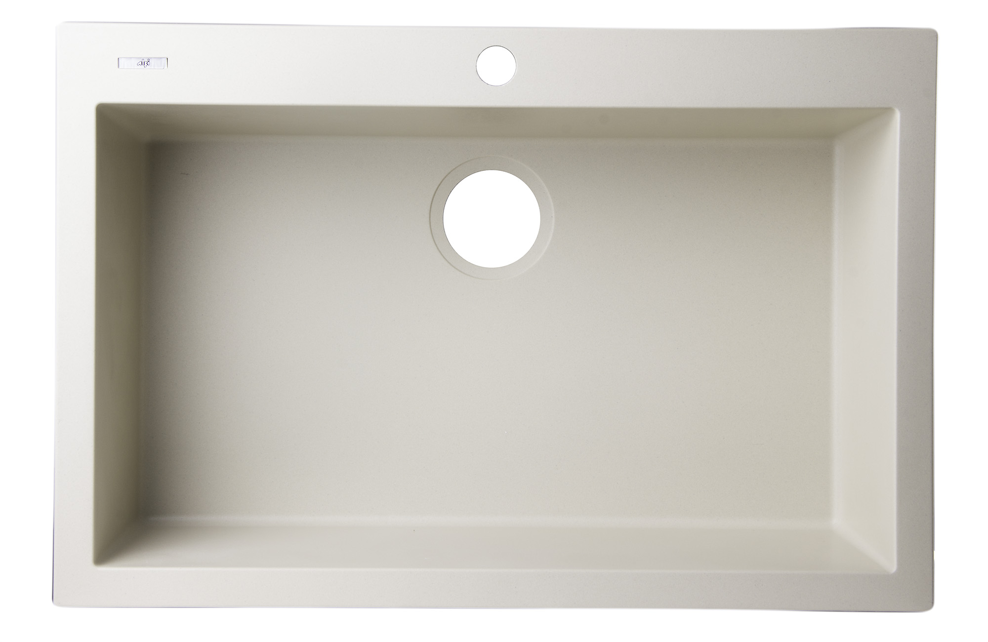 ALFI brand AB3020DI-B Biscuit 30" Drop-In Single Bowl Granite Composite Kitchen Sink