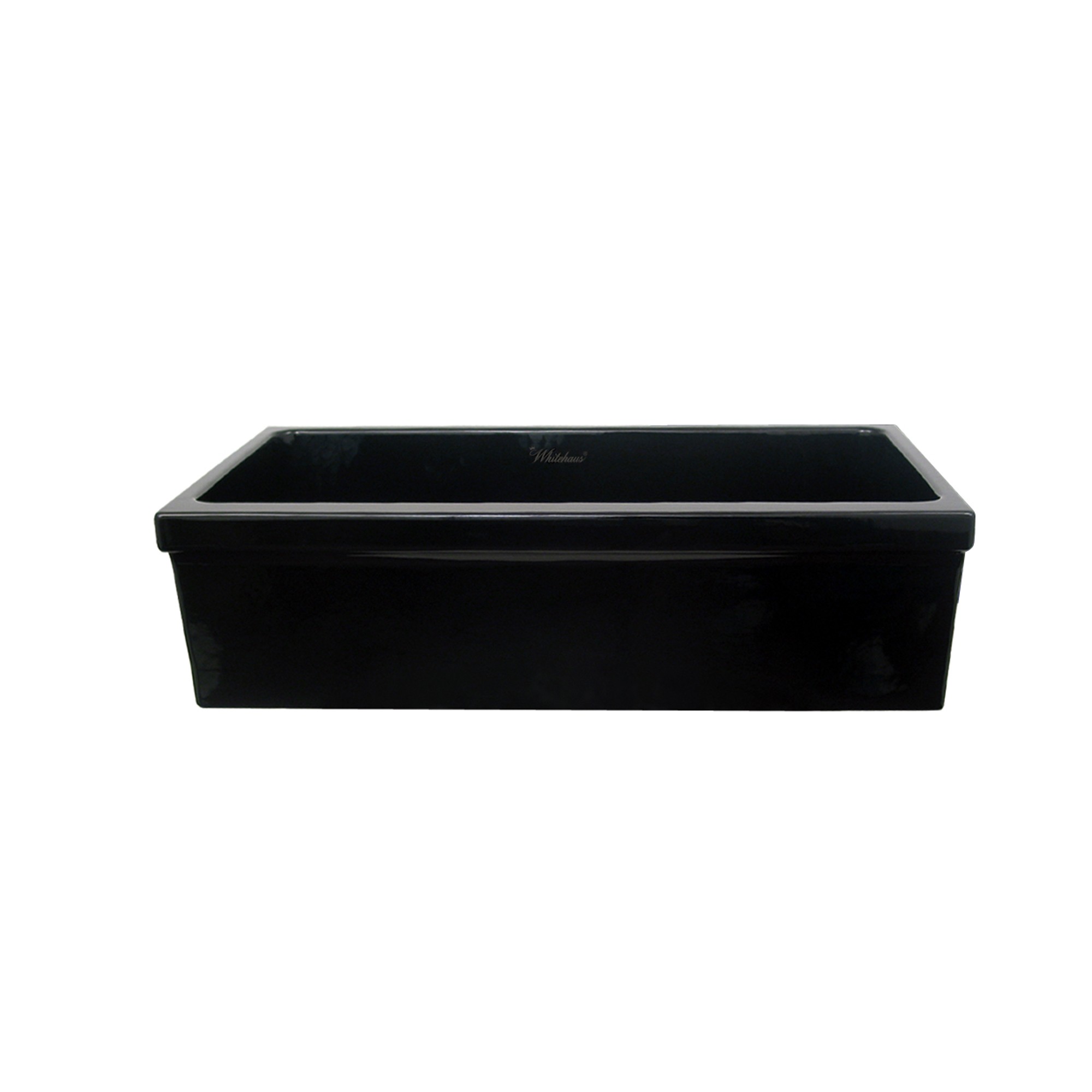 Farmhaus Fireclay Quatro Alcove Large Reversible Sink with Decorative 2 +" Lip on One Side and 2" Lip on the Opposite Side
