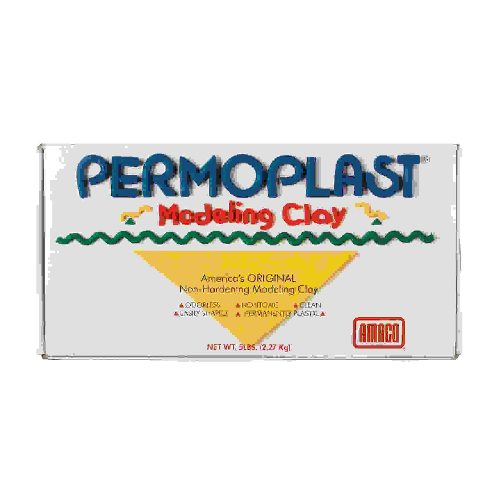 Permoplast Modeling Clay, Cream, 5 lbs