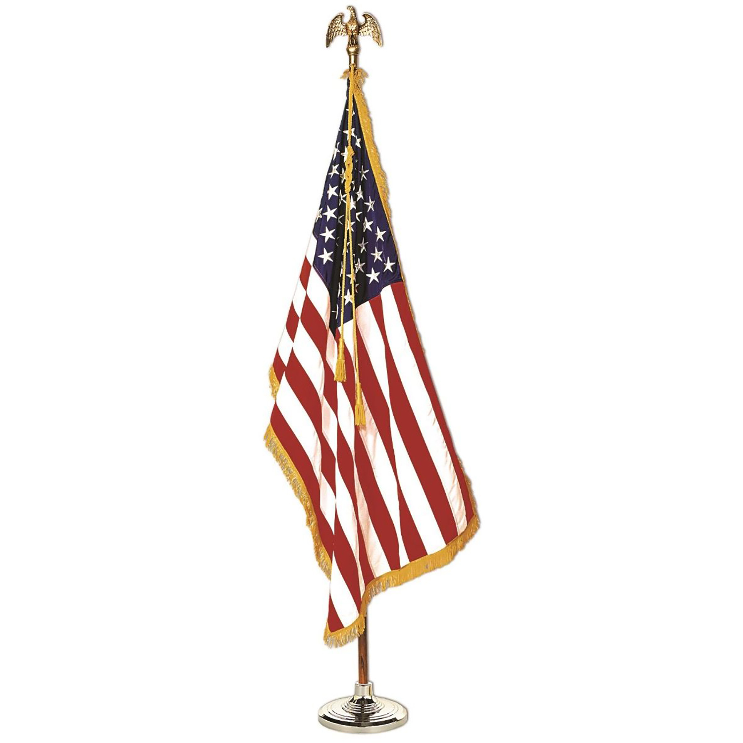 Complete Mounted U.S. Flag Set