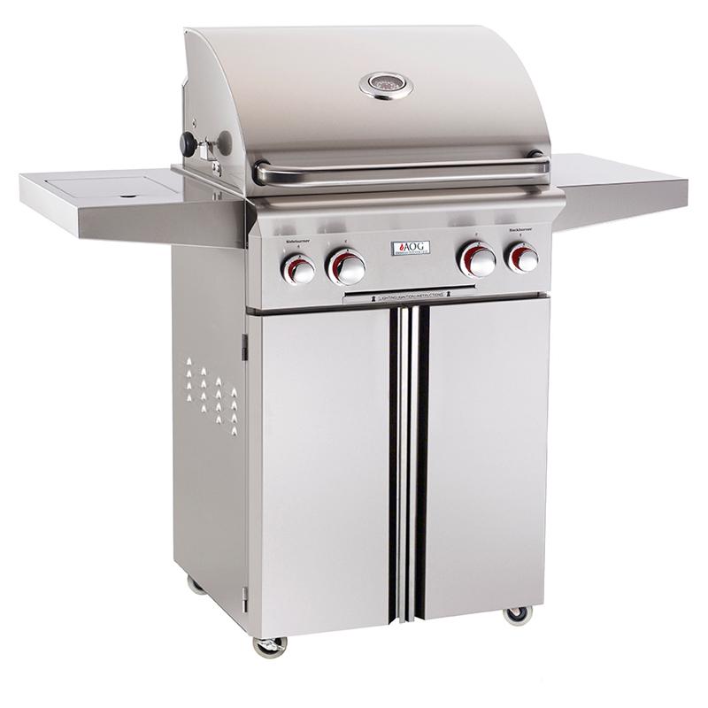 American Outdoor Grill L Series Gas Grill with Side Shelves 24"