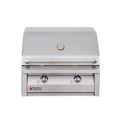 30" Natural Gas Stainless Built-In Grill, 304 Stainless steel, Made in America, Lifetime Warranty. Features: Searmax Grids, Easy