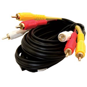 Jensen 12Ft Stereo/Composite Video Cable