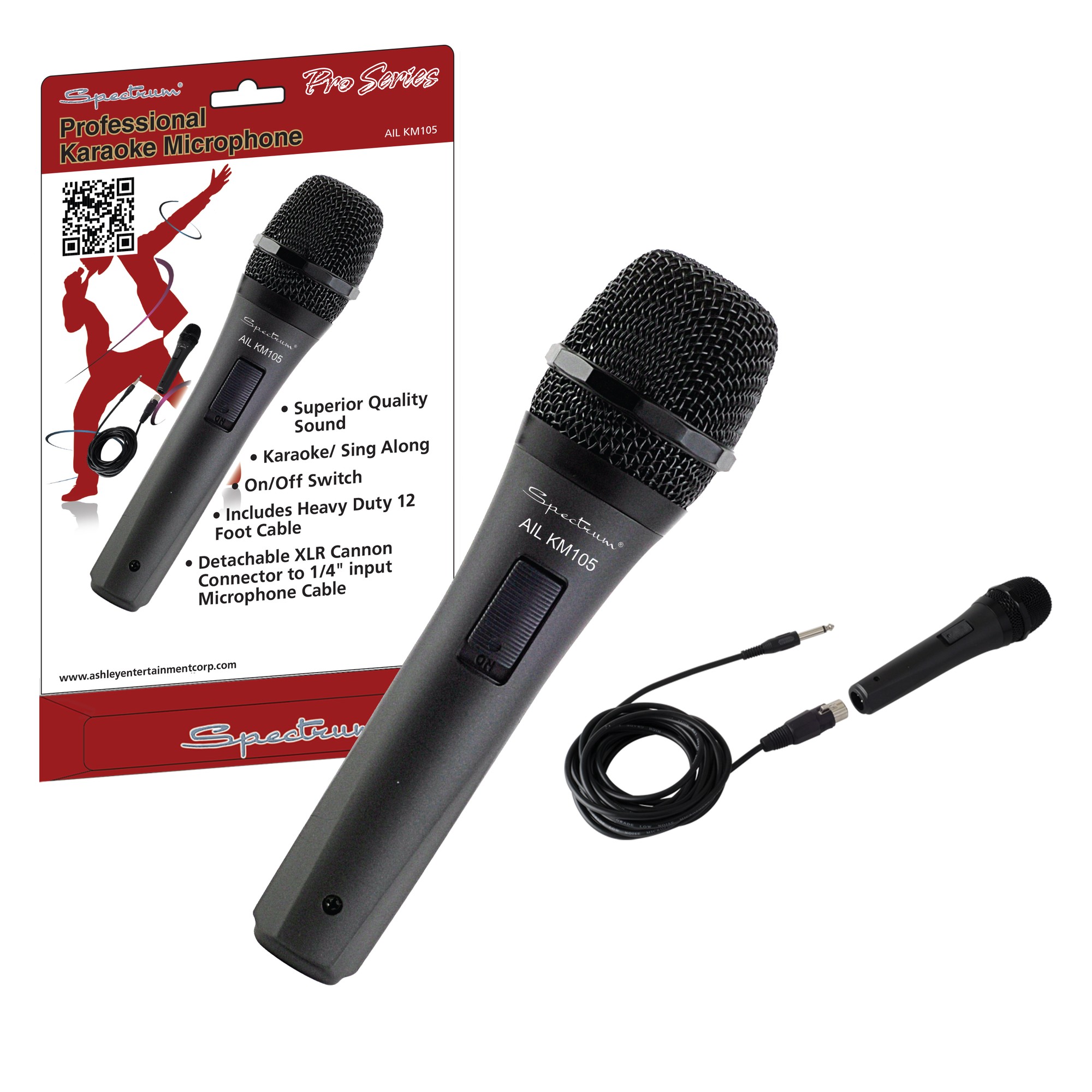 Spectrum AIL KM105 Professional Karaoke Microphone