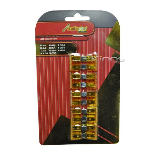 Audiopipe ATC FUSE 5 AMP; 10 PACK BLISTER *ATQ5A*