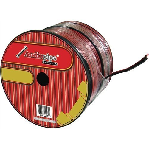 Speaker Cable 12Ga. 500' Audiopipe;Red + Black