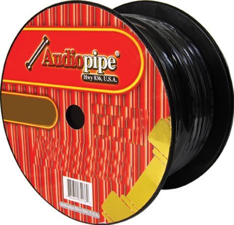 Power Wire Audiopipe 4Ga 100' Red