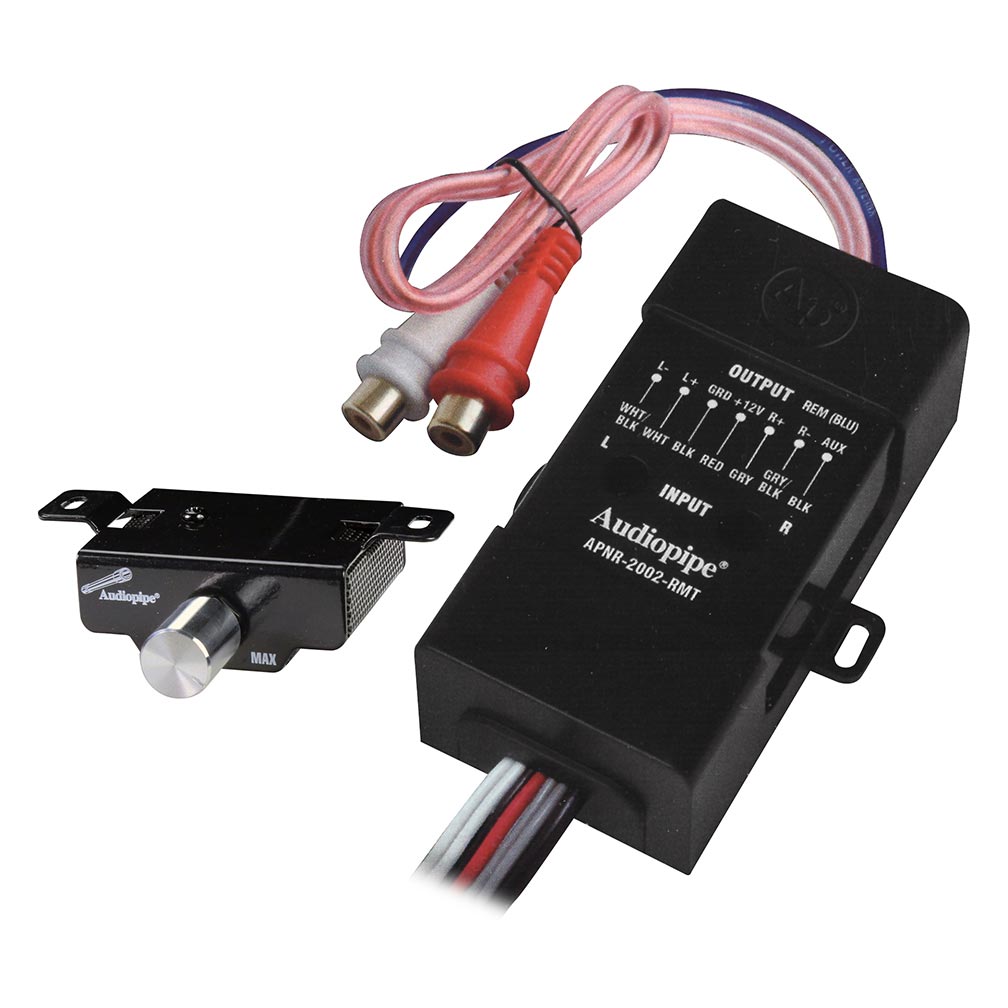 Audiopipe Hi-Low Converter with Remote Gain Control