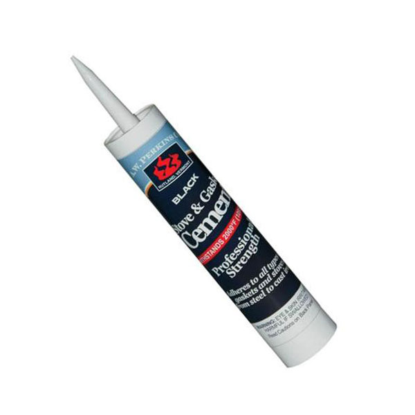 11 Oz. Tube Caulking Cartridge A.W. Perkins Black Stove And Gasket Cement - 81