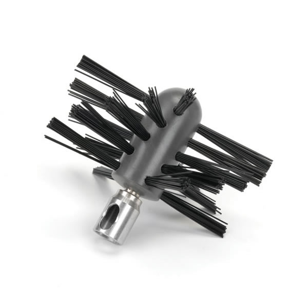 3" Propeller Style ButtonLok Brush Head For PelletVent Cleaning- 3403