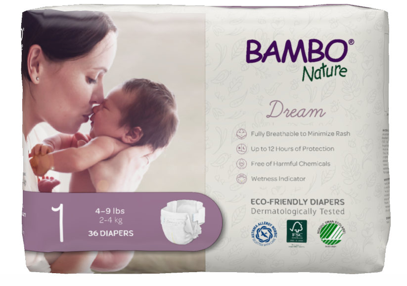 Bambo Nature Baby Diapers Size 1