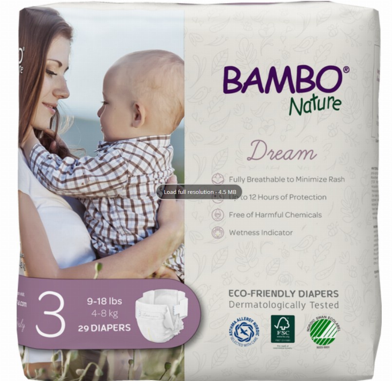 Bambo Nature Baby Diapers Size 3