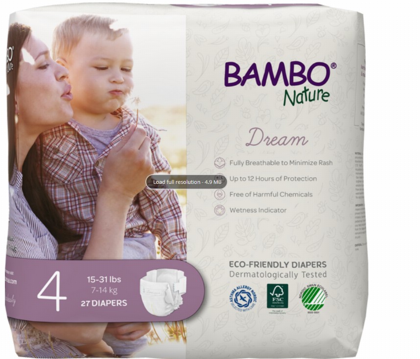 Bambo Nature Baby Diapers Size 4
