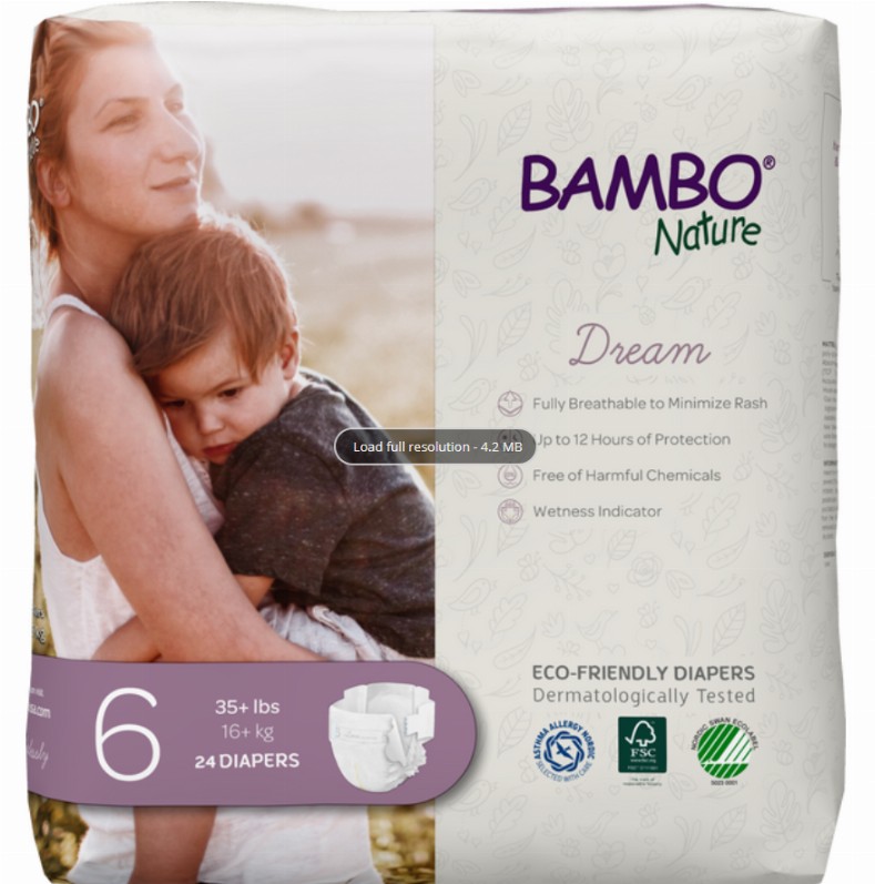 Bambo Nature Baby Diapers Size 6