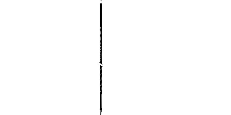 2' 3/8X24 Thread Fiberglass Antenna (Black)