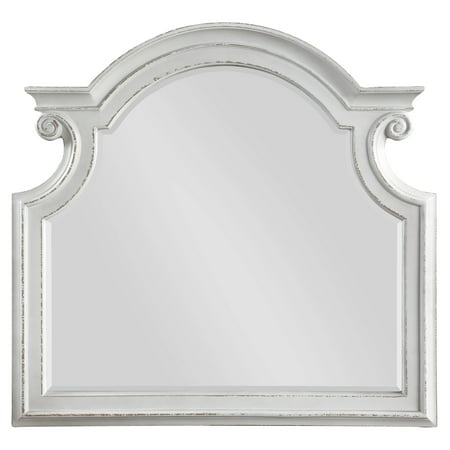 Florian Mirror, Antique White  (28724)