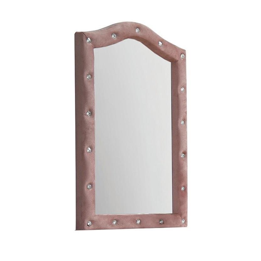 Reggie Pink Fabric Mirror