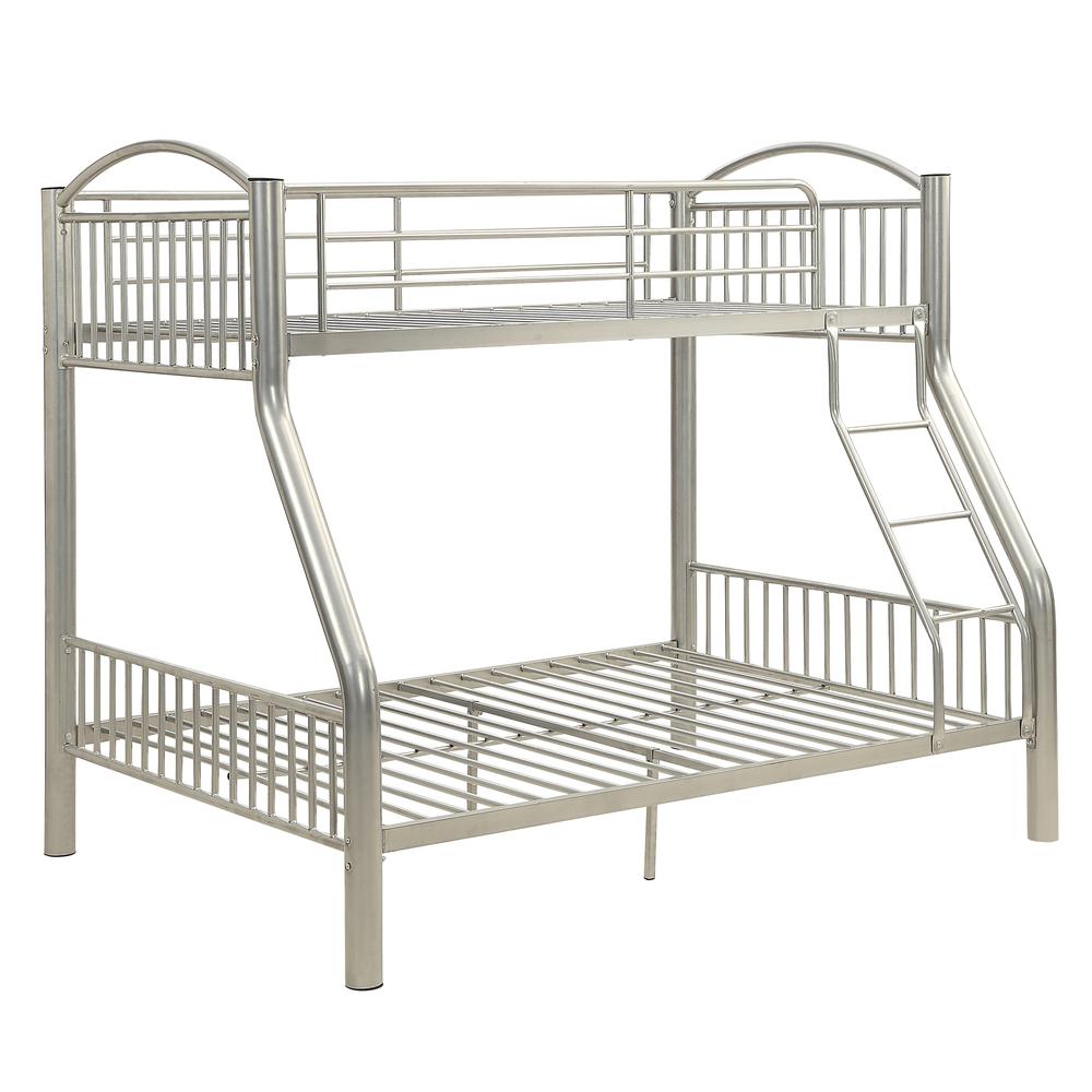 Cayelynn Twin/Full Bunk Bed, Silver