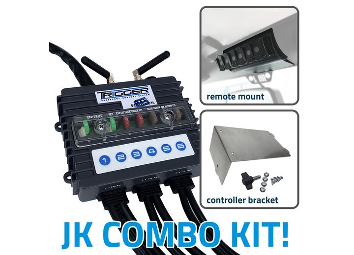 07-18 WRANGLER JK TRIGGER 6 CHANNEL SWITCH COMBO KIT JK