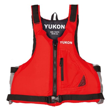 Yukon Base Paddle/Angler Vest, Red, Oversized