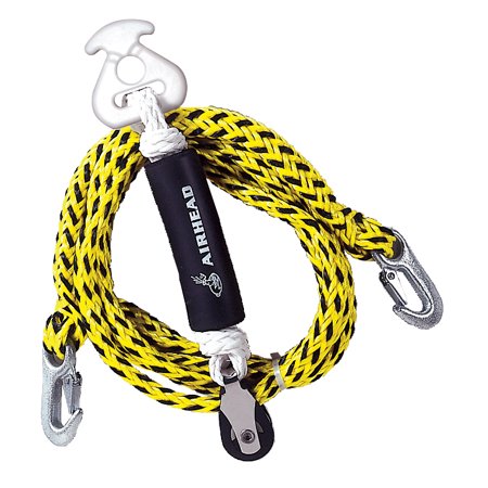 Airhead Self Centering Tow Harness,12 Ft Rope, 2 Riders