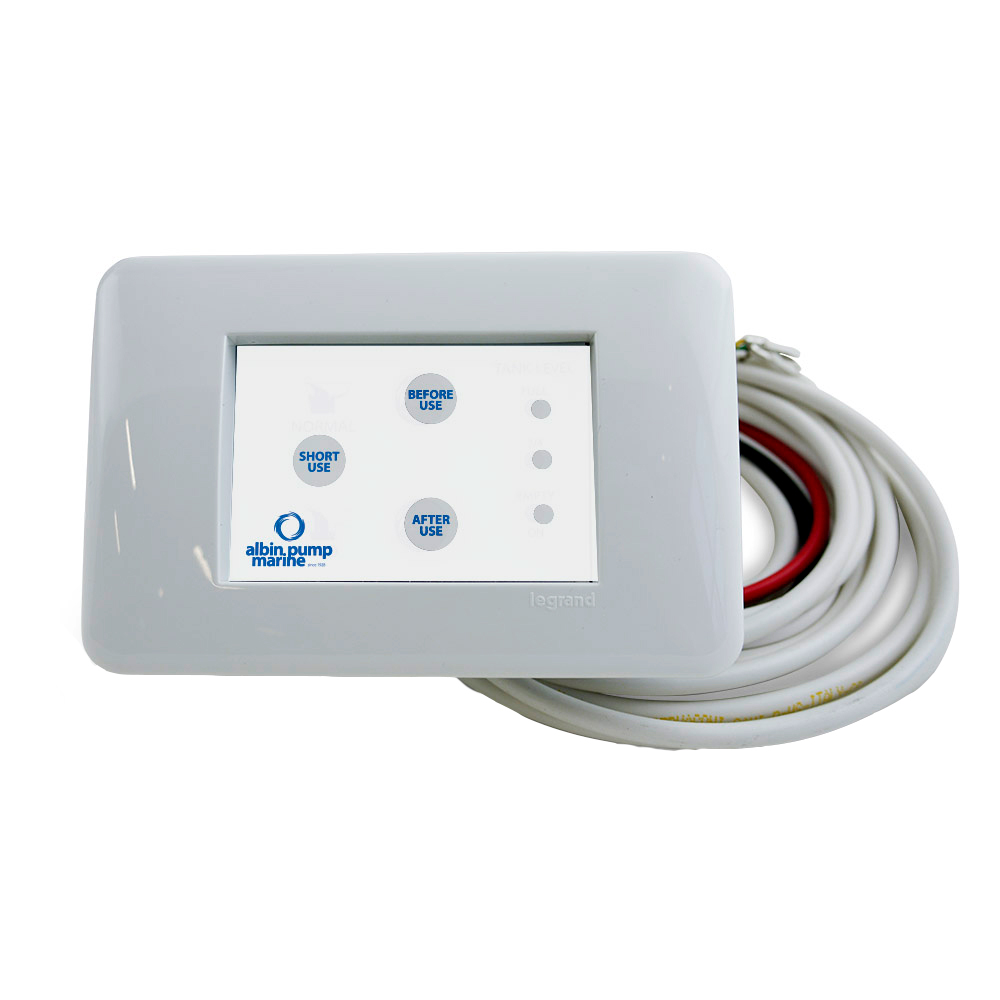 Albin Pump Marine Digital Control Panel Silent Electric Toilet