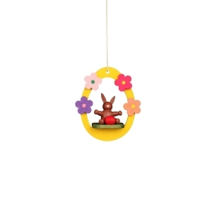 11-0601 - Christian Ulbricht Ornament - Baby Bunny in Egg - 2.25"H x 1.9"W x .8"D