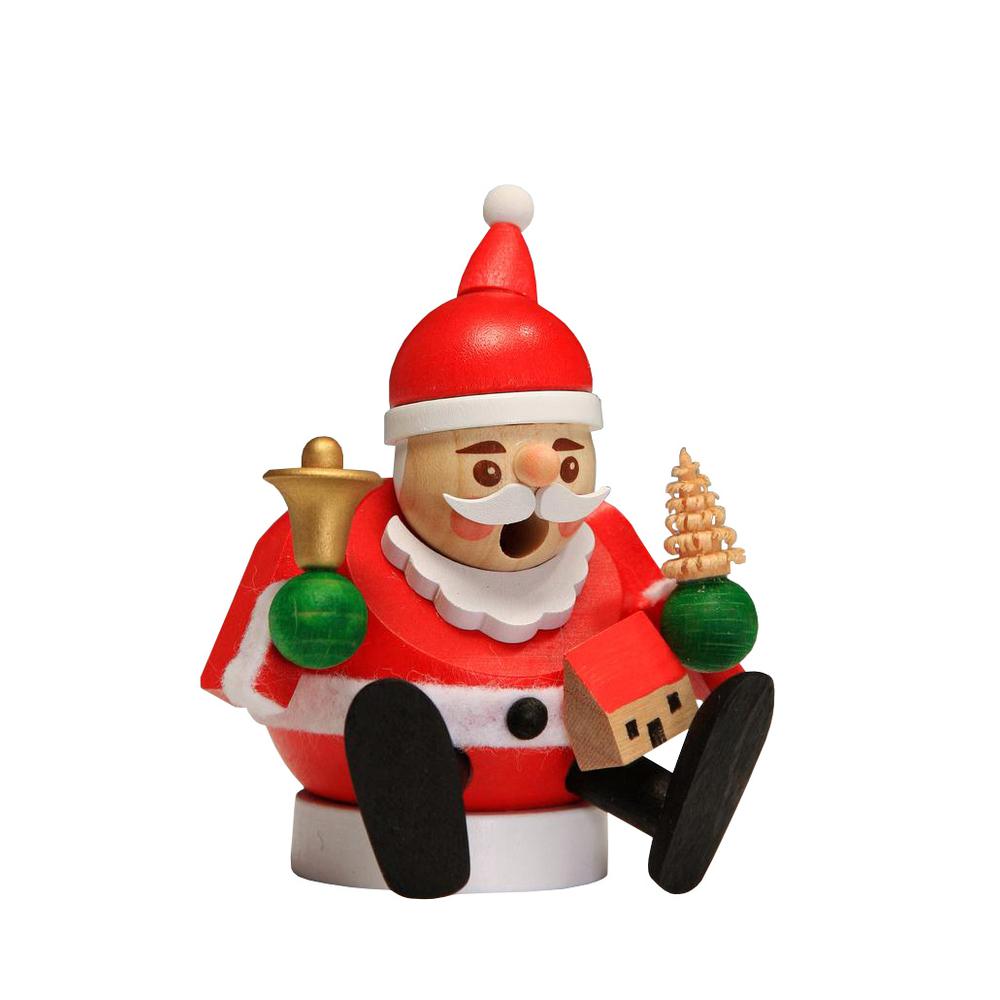 26707 - Richard Glaesser Incense Burner - Mini Santa Claus - 3.25"H X 2.5"W x 2.5"D
