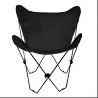 Replacement Cover for Butterfly Chair - Black
