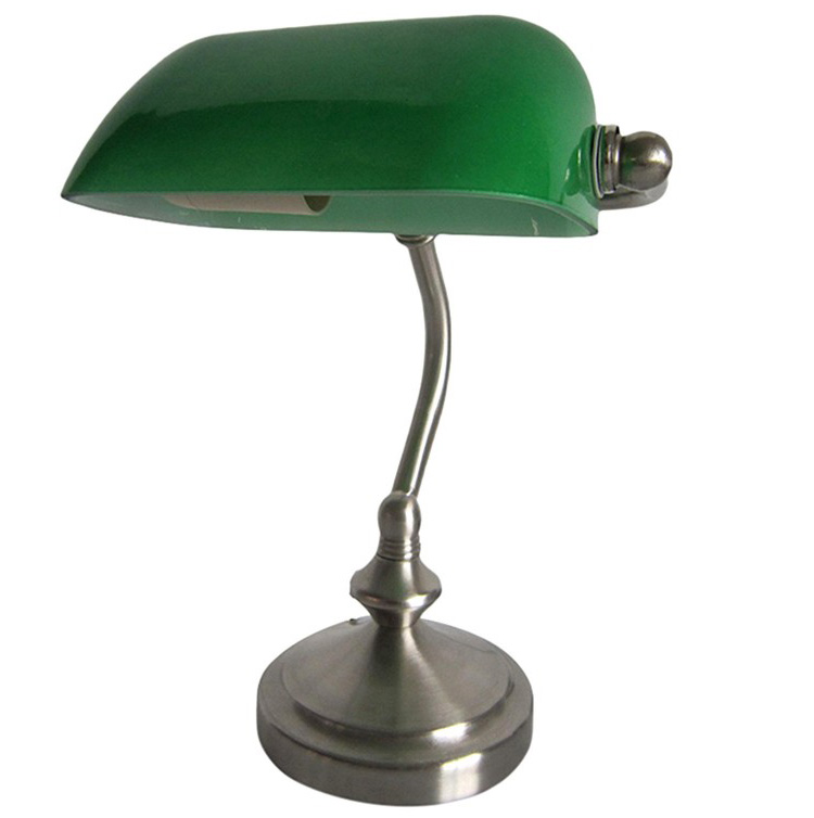 Simple Designs Bankers Lamp Green