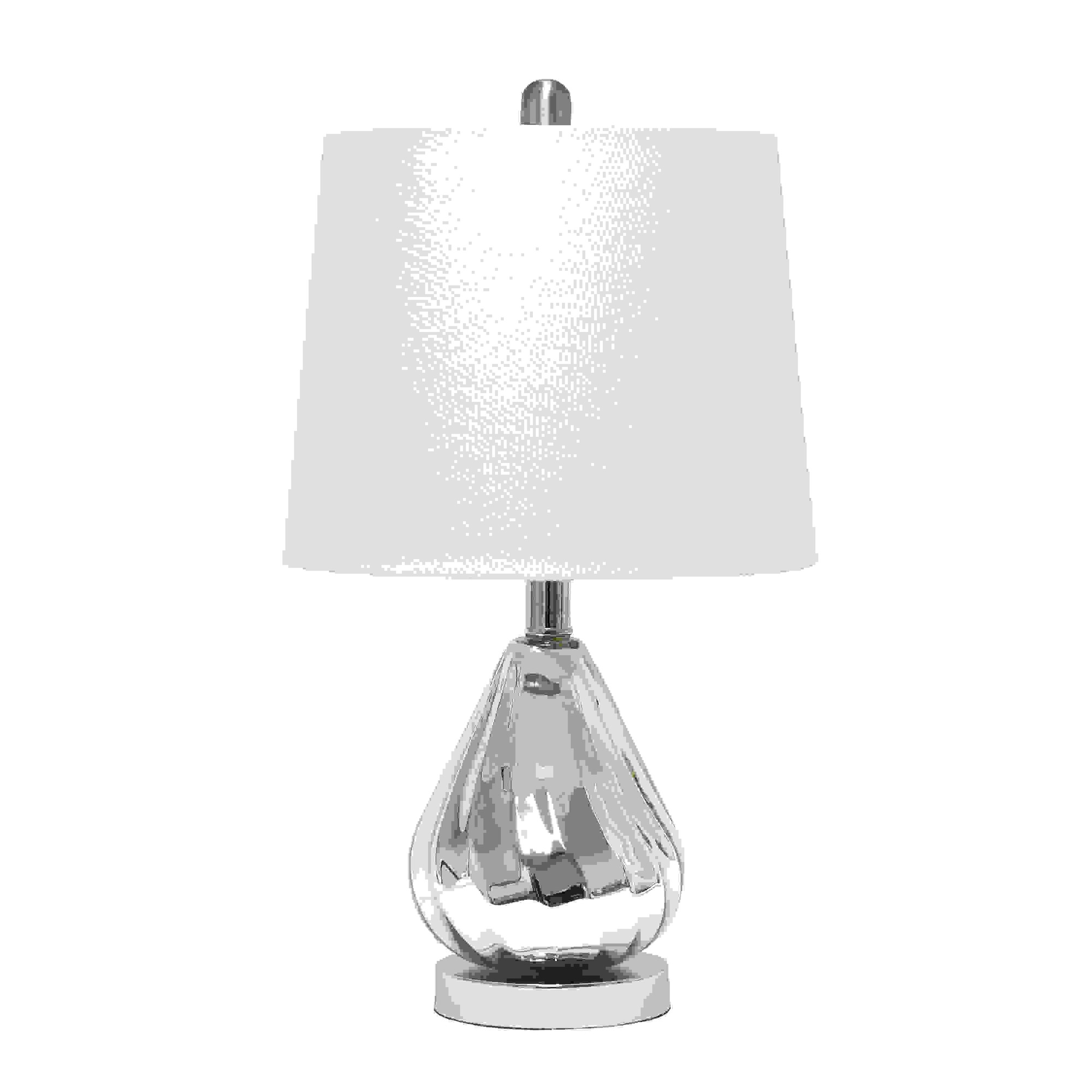 Lalia Home Kissy Pear Table Lamp with White Fabric Shade