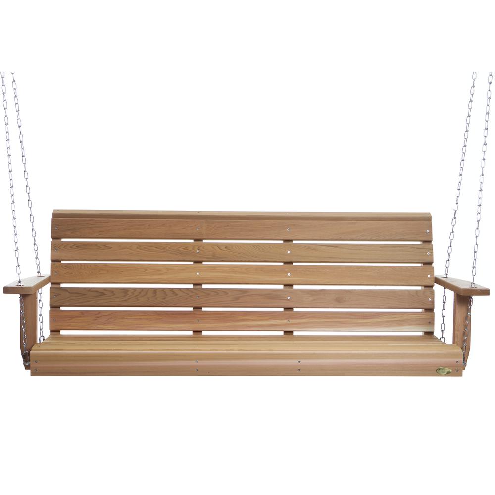 6-ft Porch Swing with Comfort Swing Springs