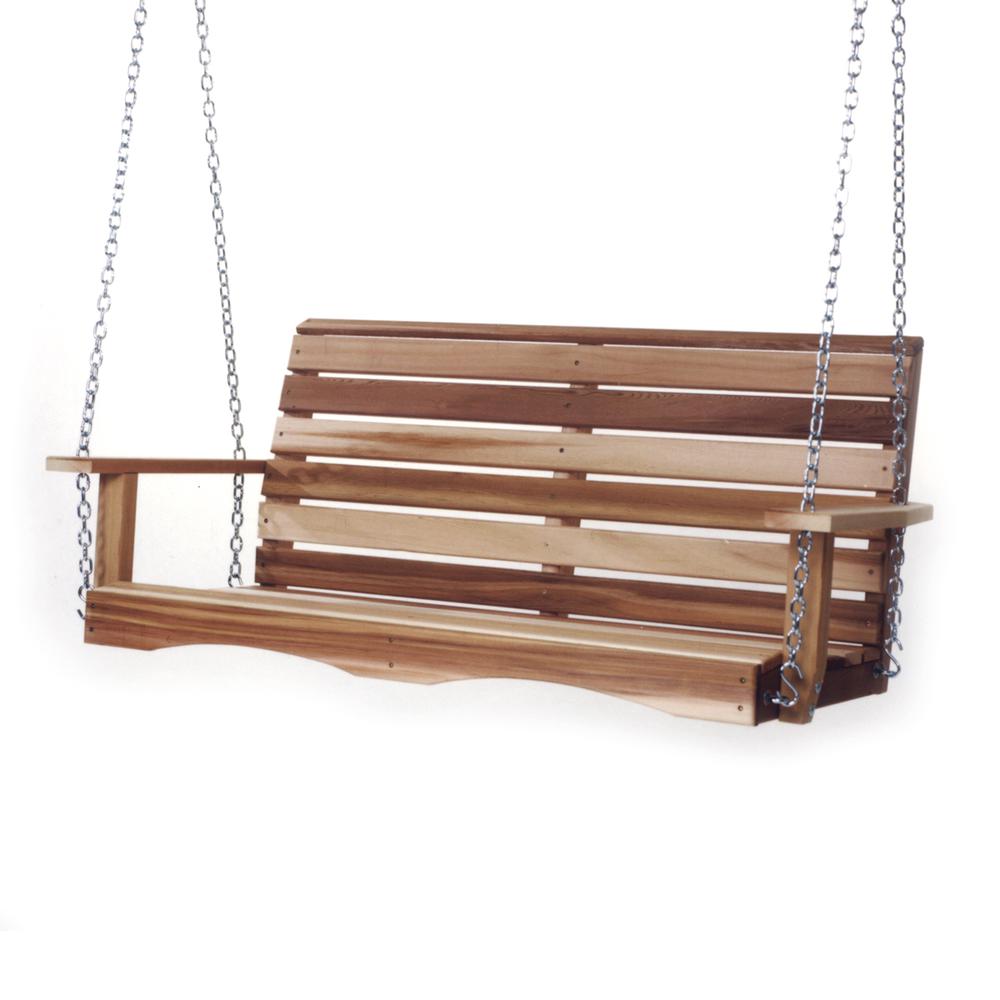 4-ft Porch Swing with Comfort Swing Springs