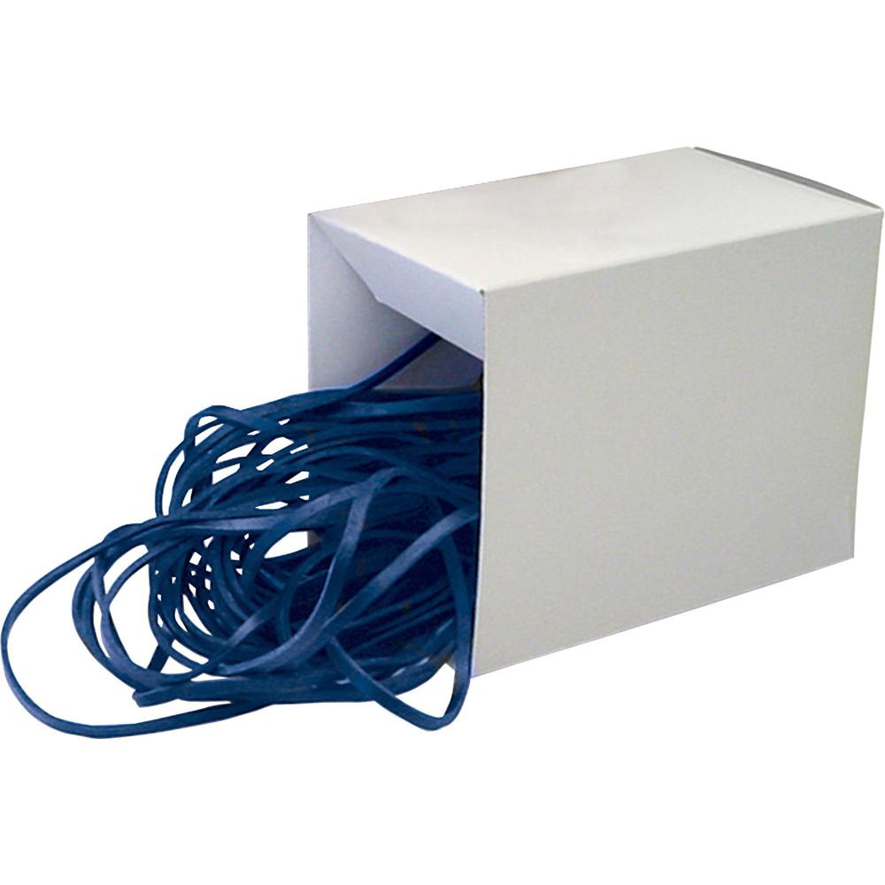 Alliance Rubber 07818 SuperSize Bands - Large 17" Heavy Duty Latex Rubber Bands - For Oversized Jobs - Blue - Approx. 50 Bands i