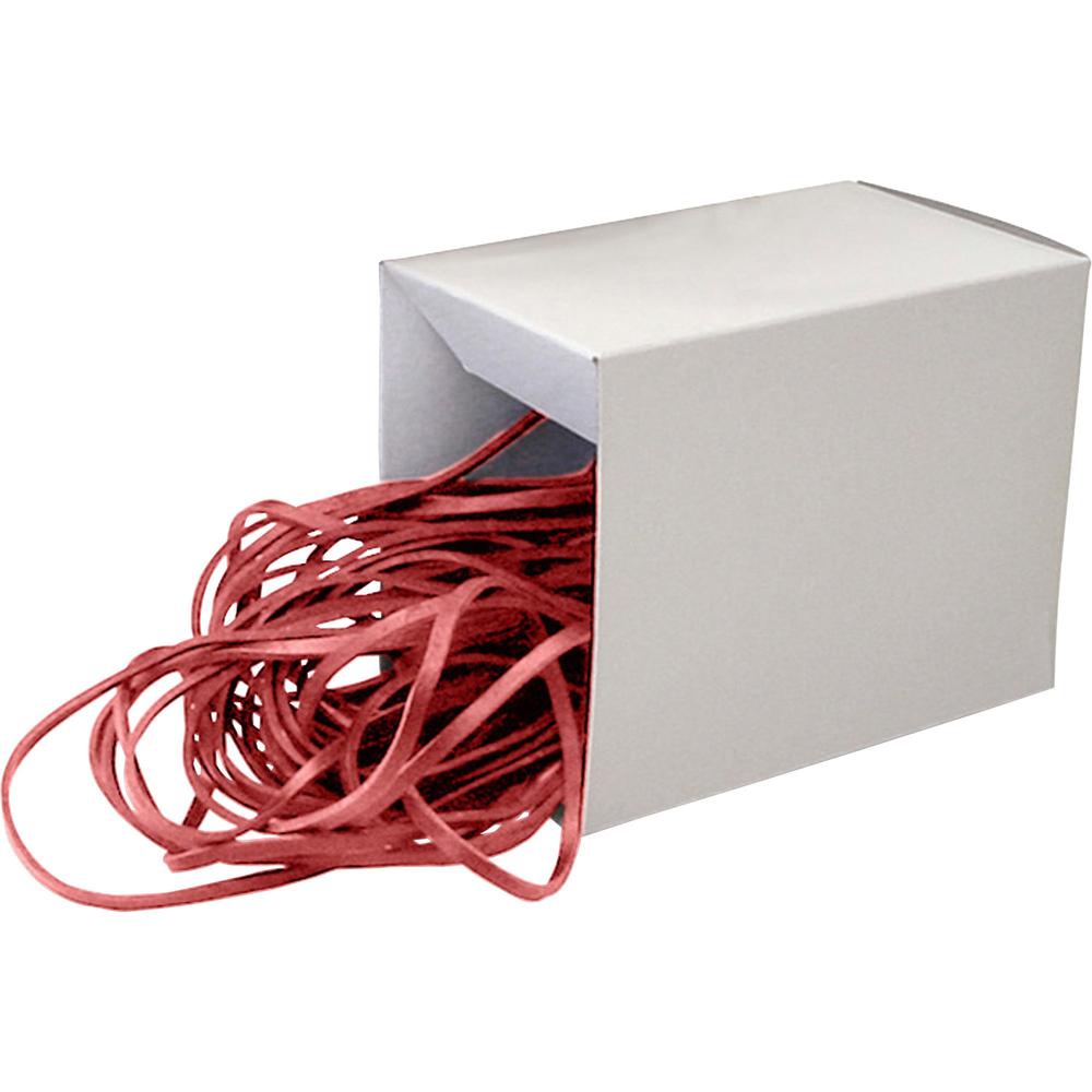 Alliance Rubber 07825 SuperSize Bands - Large 12" Heavy Duty Latex Rubber Bands - For Oversized Jobs - Red - Approx. 50 Bands in