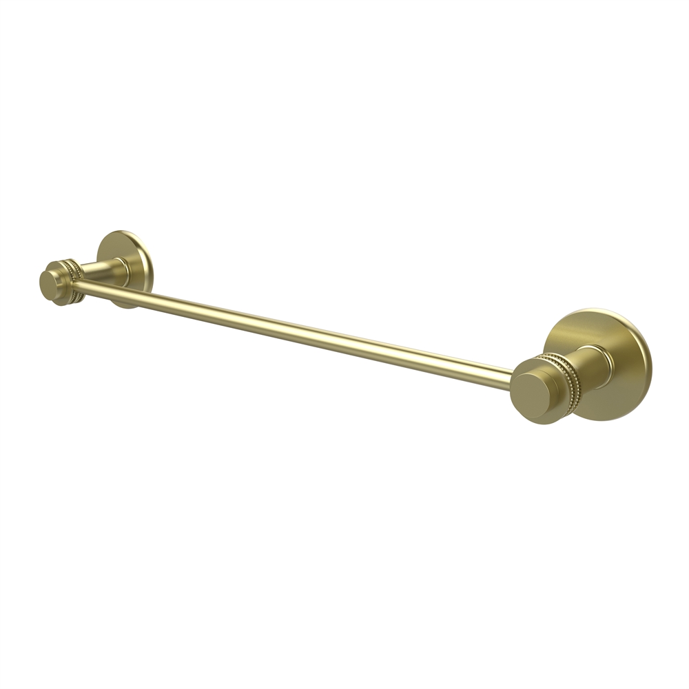 931D/18-SBR Mercury Collection 18 Inch Towel Bar with Dotted Accent, Satin Brass