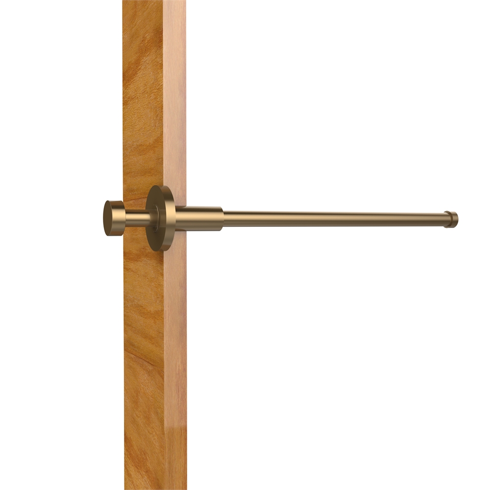FR-23-BBR Fresno Collection Retractable Pullout Garment Rod, Brushed Bronze