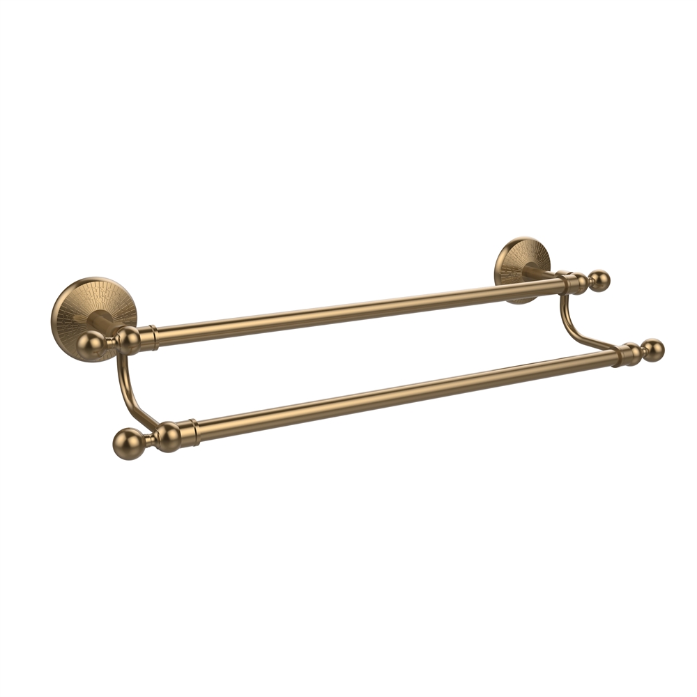MC-72/30-BBR Monte Carlo Collection 30 Inch Double Towel Bar, Brushed Bronze