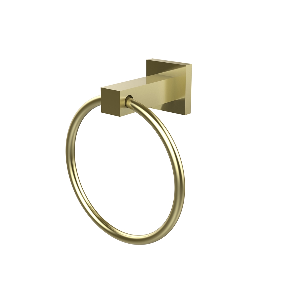 MT-16-SBR Montero Collection Towel Ring, Satin Brass
