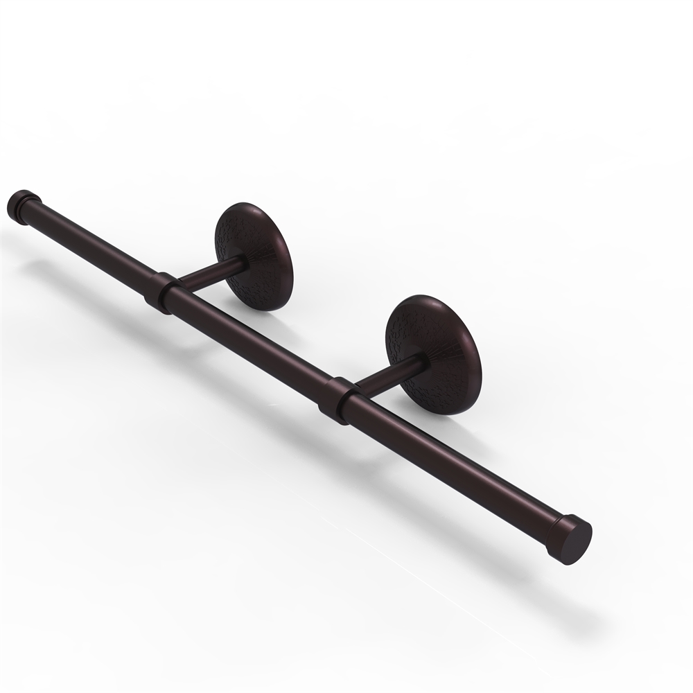 MC-GT-3-ABZ Monte Carlo Collection Wall Mounted Horizontal Guest Towel Holder, Antique Bronze