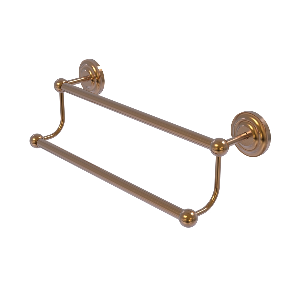 PQN-72/36-BBR Prestige Que New Collection 36 Inch Double Towel Bar, Brushed Bronze